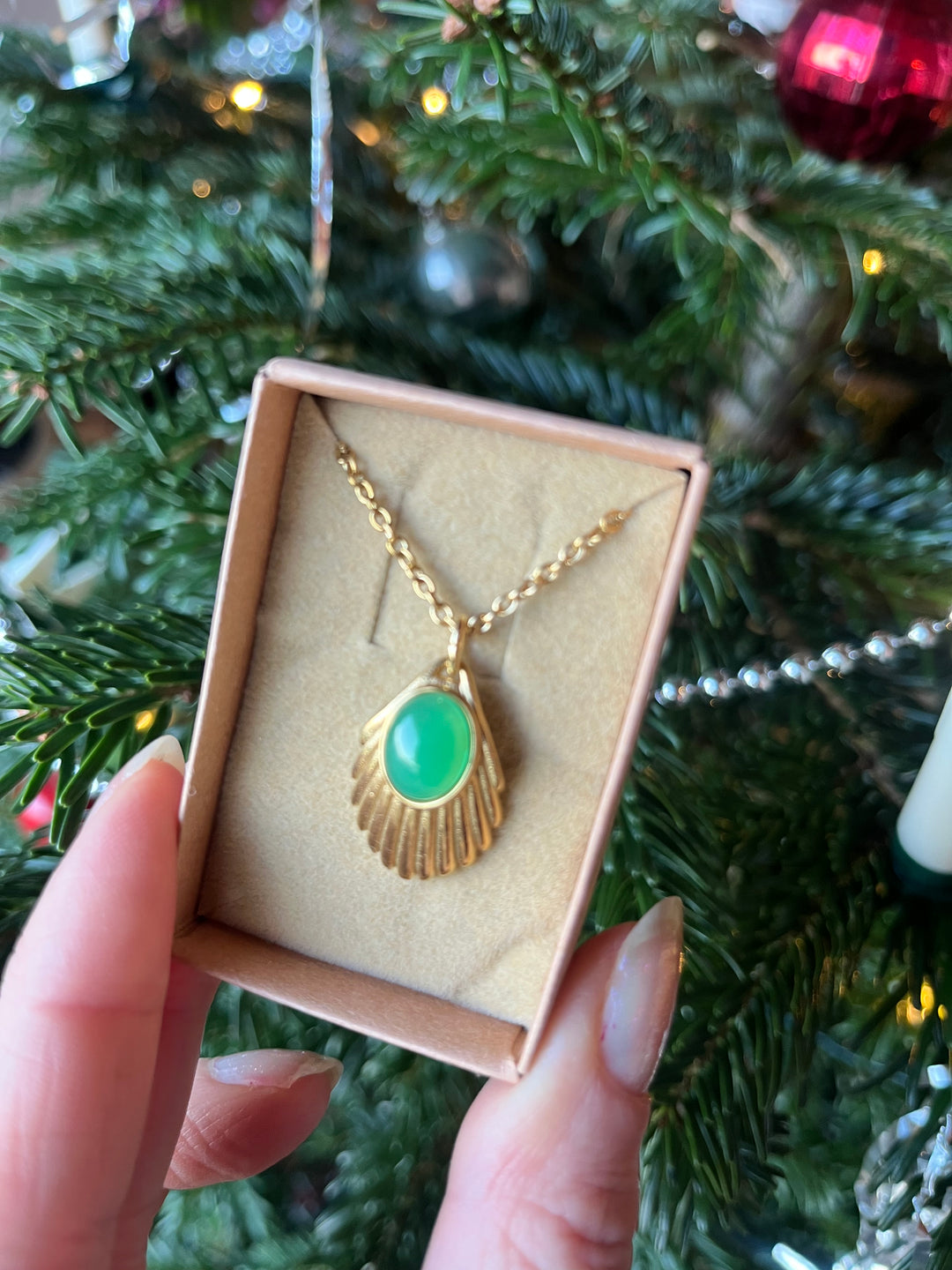 Venus Emerald Gull Kjede