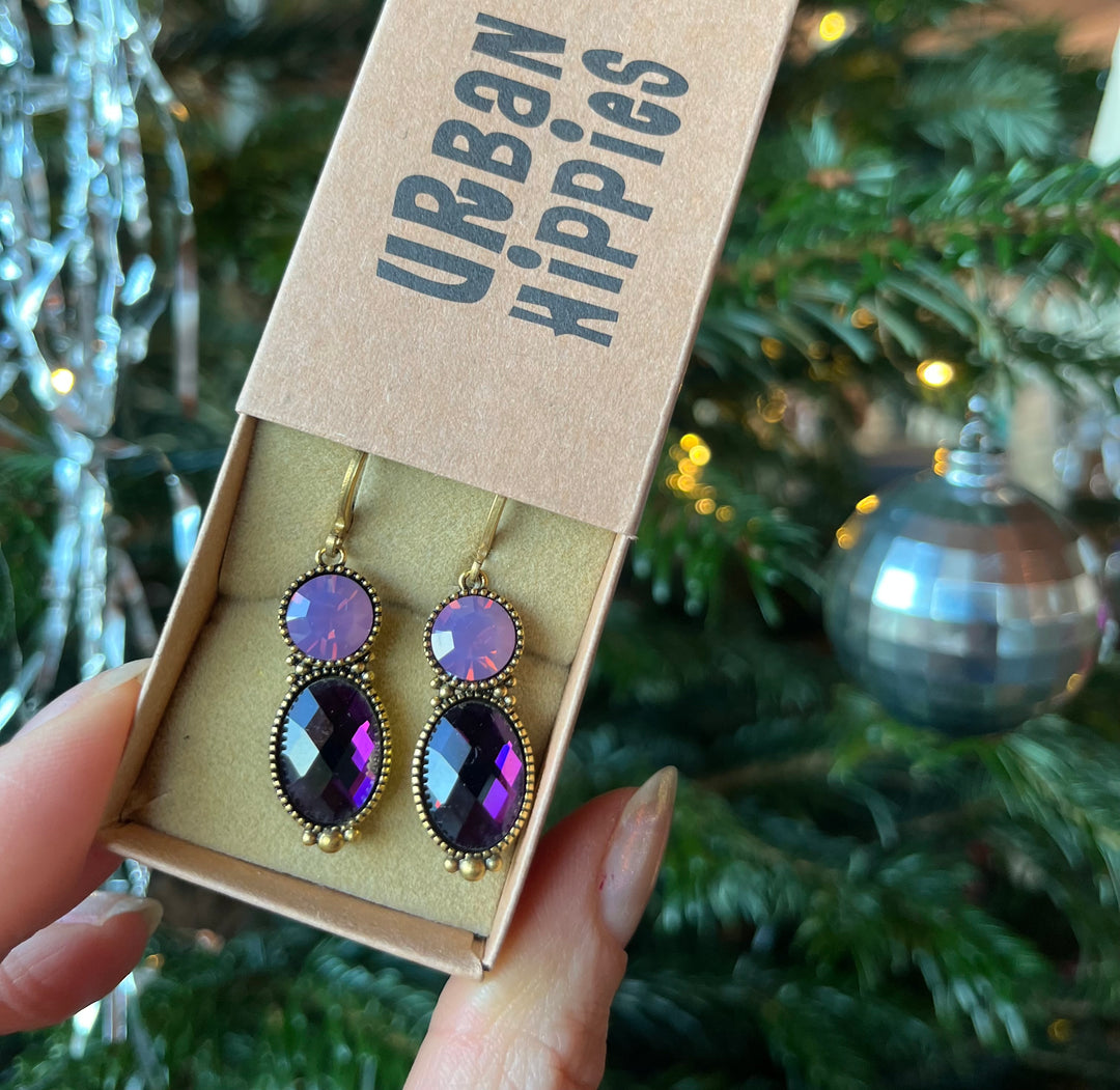 Øredobber Tosca Lilla