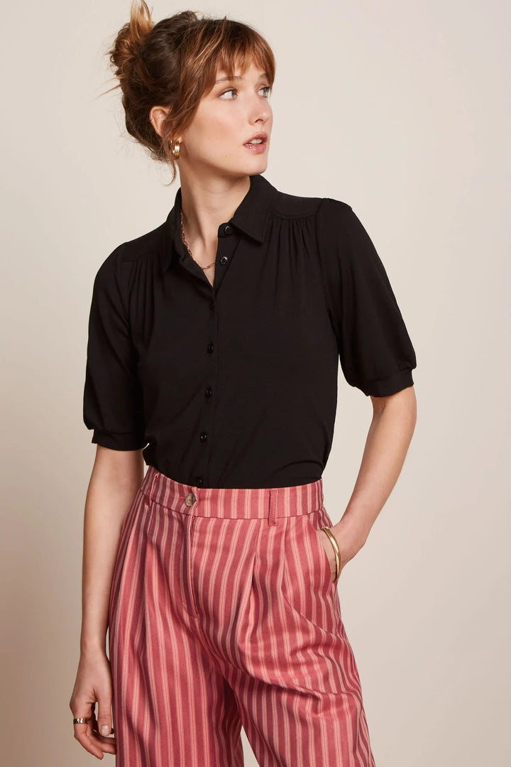 King Louie Carina Blouse Black