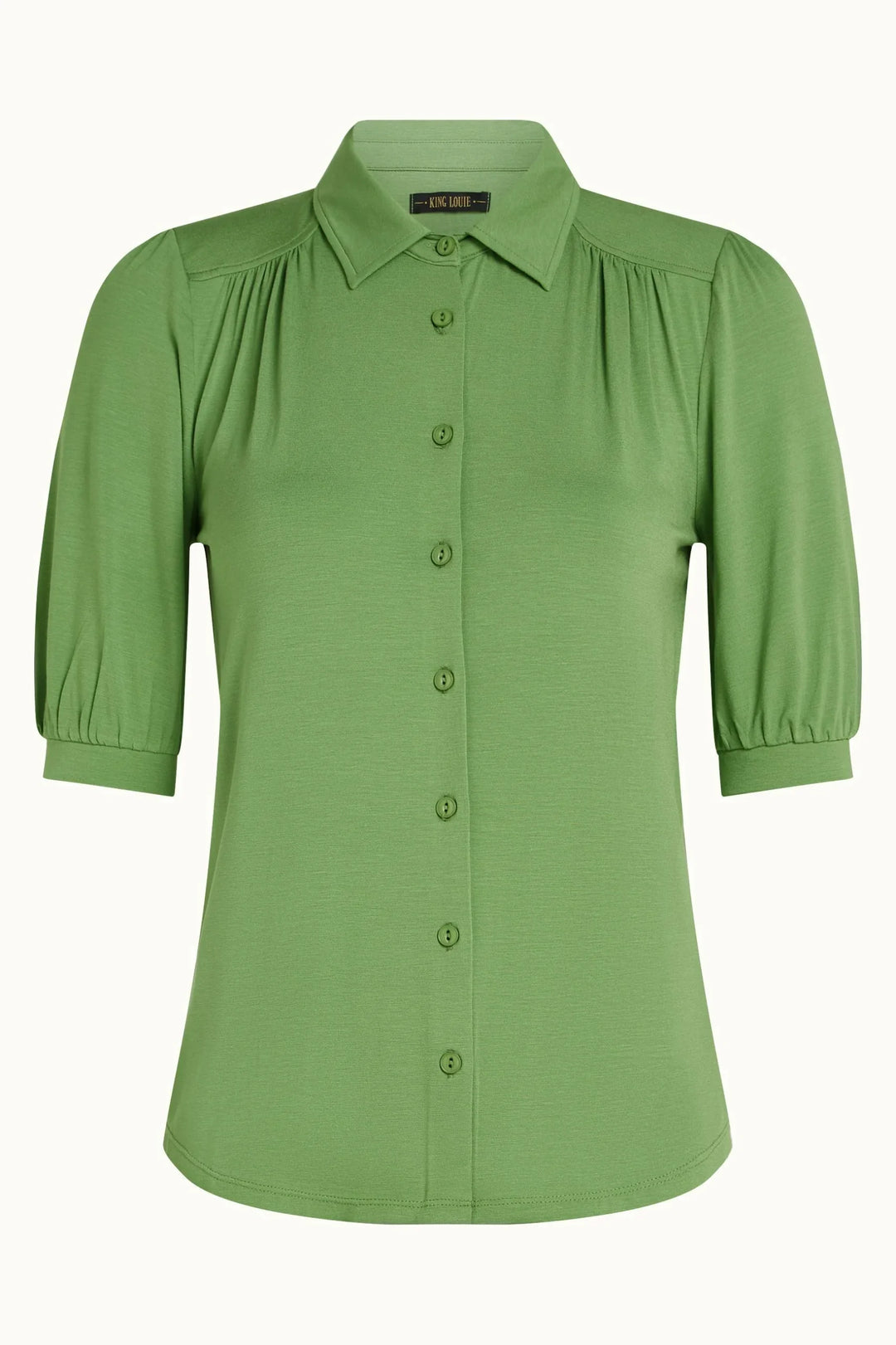 King Louie Carina Blouse Shade Green
