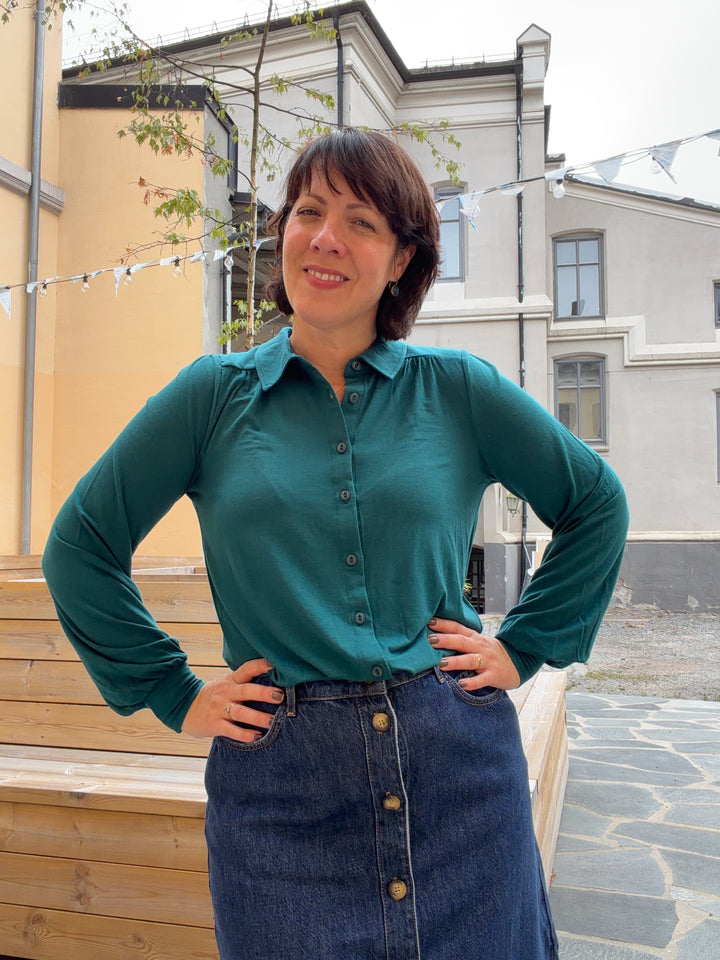 Carina Tulum Bluse Spruced Green