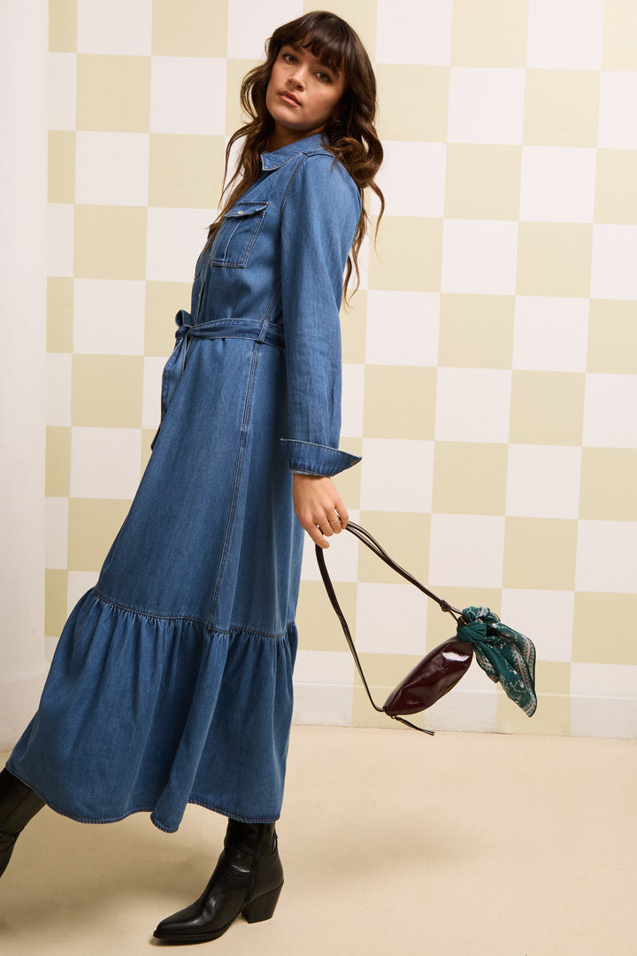 Olive Monrose Kjole Denim