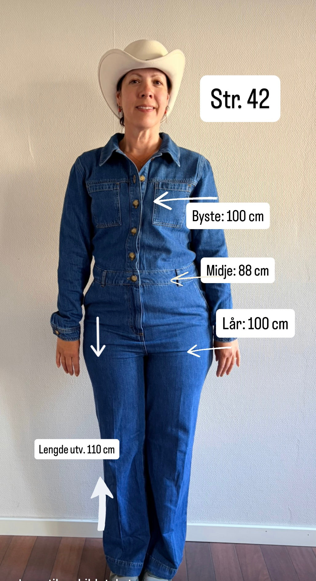 Tania Stone Denim Jumpsuit