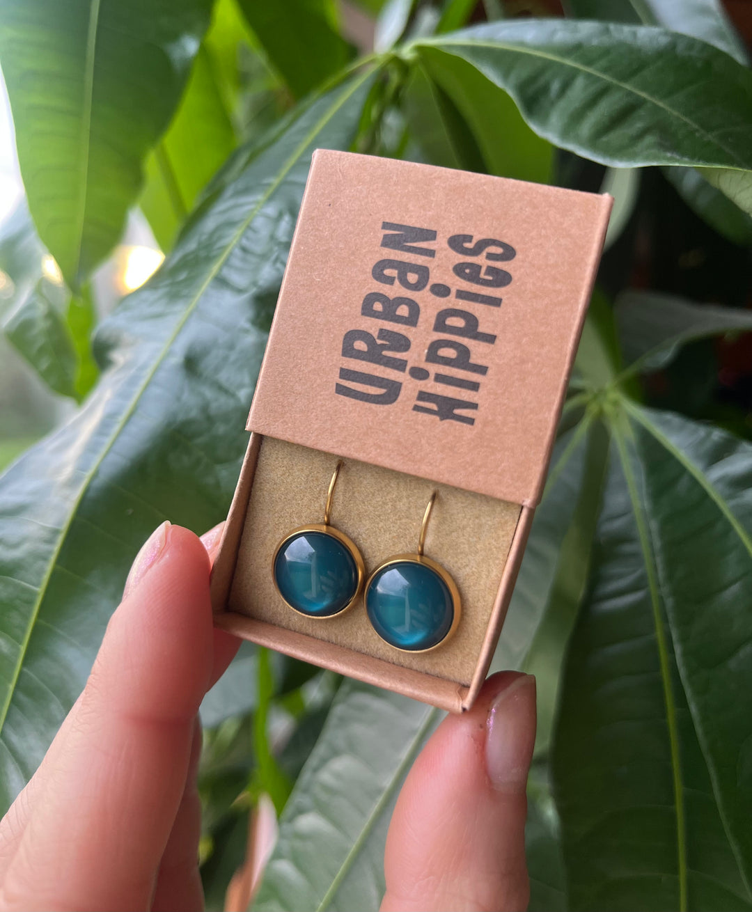 Urban Hippies Dots Dragonfly Øredobber - Retropiken