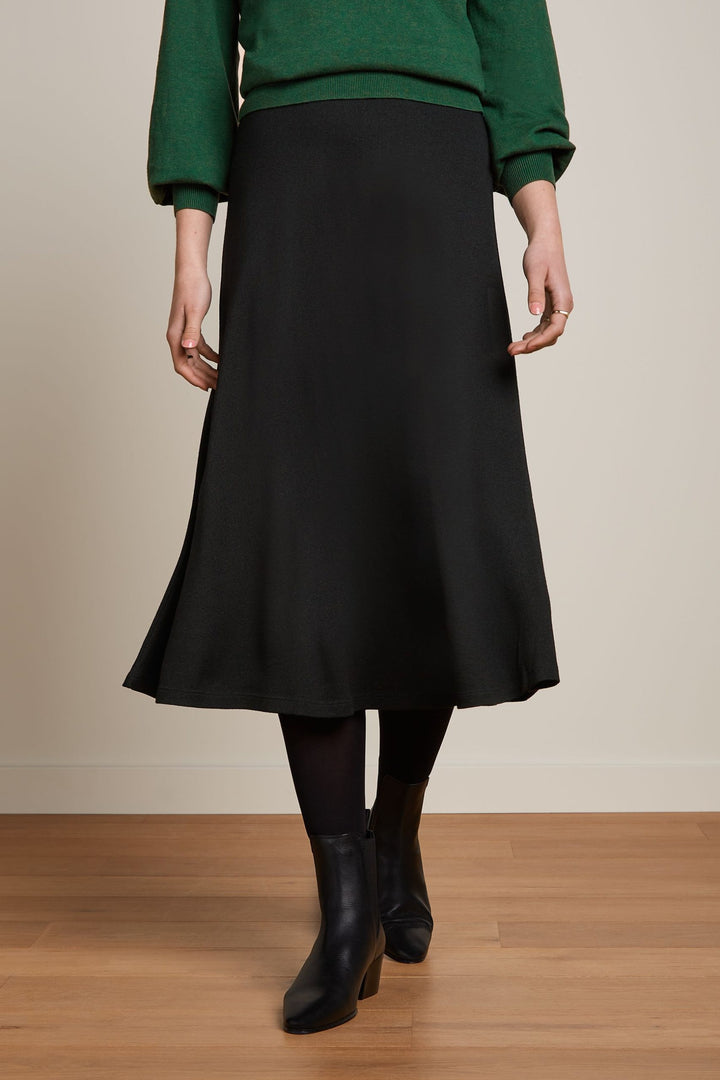 King Louie Juno Midi Skirt Black