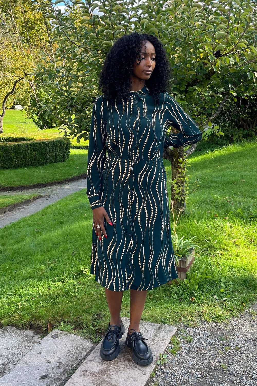 King Louie Mina Twirl Kjole - Retropiken