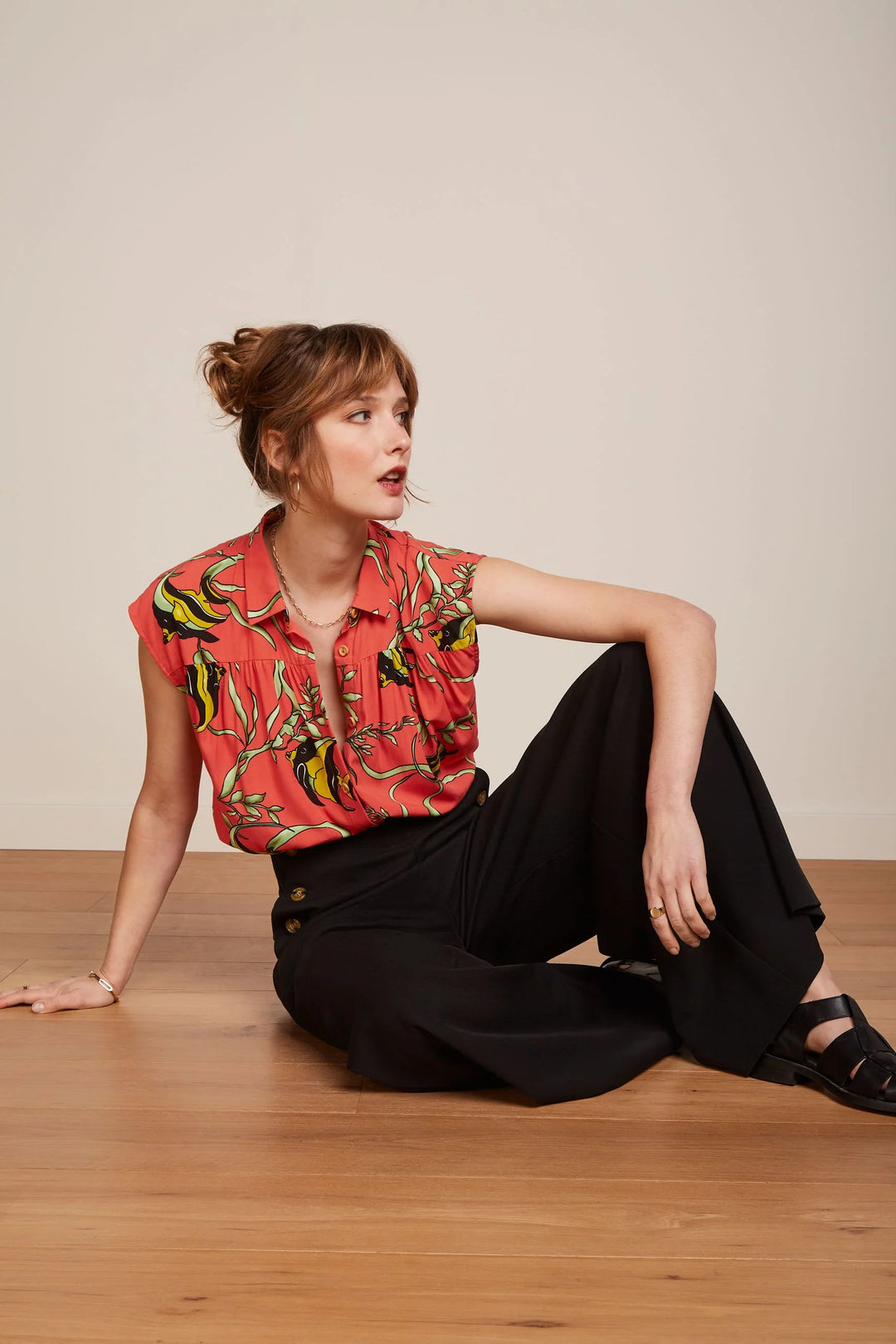 King Louie Pia Pants Broadway Black