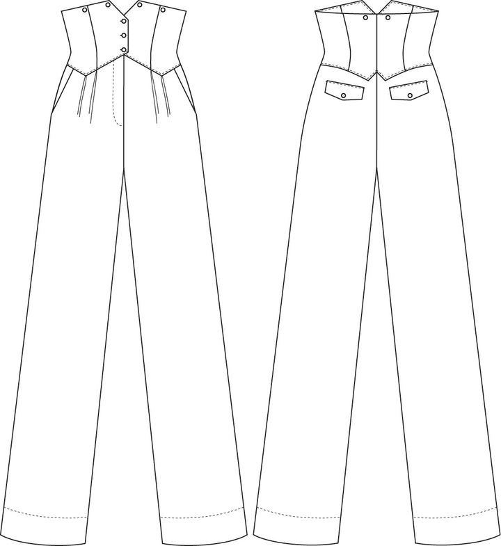 The Miss Fancy Pants Slacks Sand White