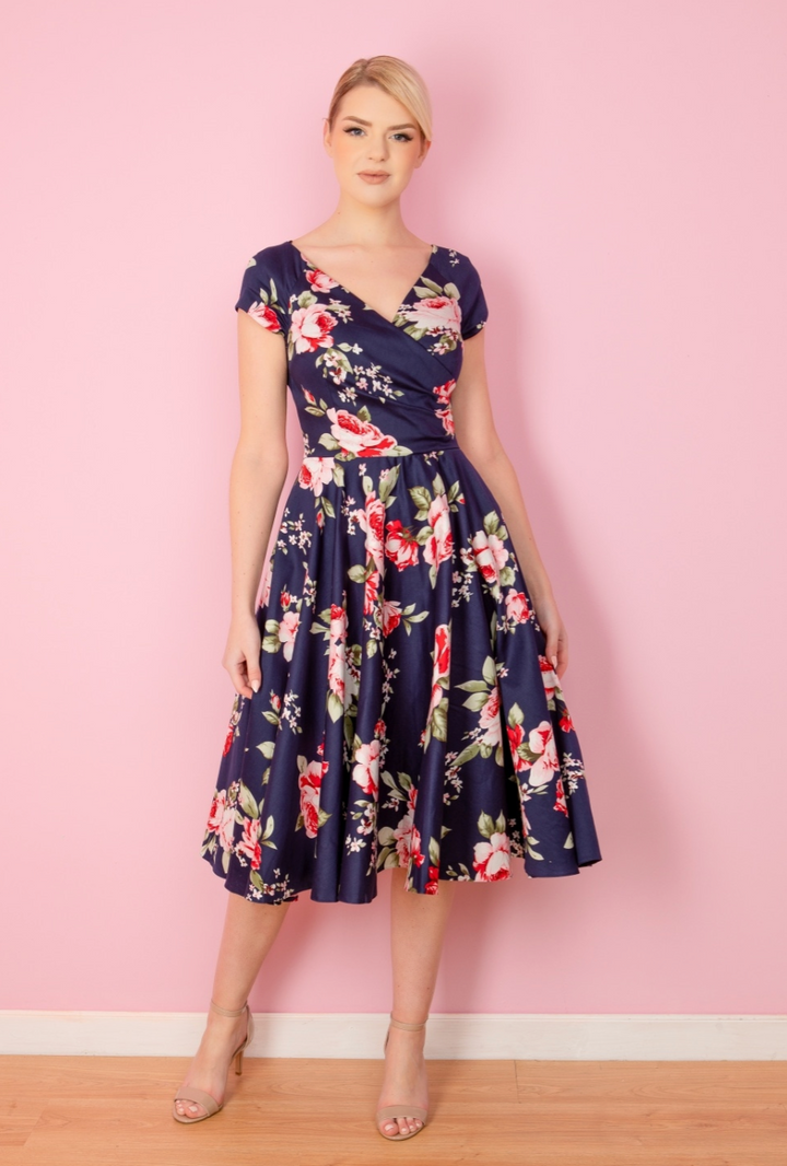 The Pretty Dress Chartwell Swing Navy