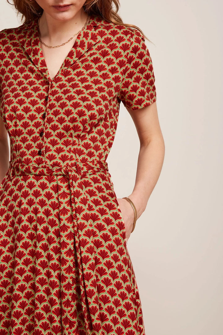 King Louie Sheeva Dress Touche True Red