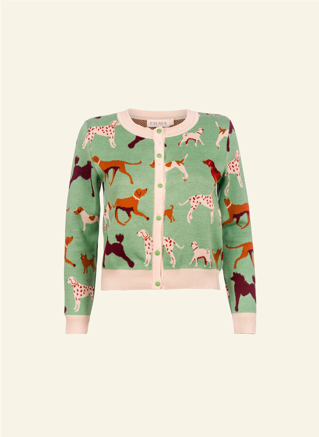 Palava Vera - Green Woof Cardigan - Retropiken