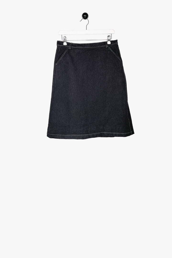 Bric a Brac Basic Denim Skjørt Sort - Retropiken