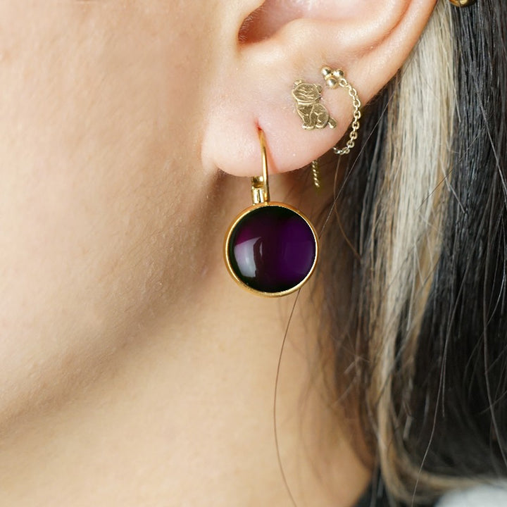 Dots Deep Violet