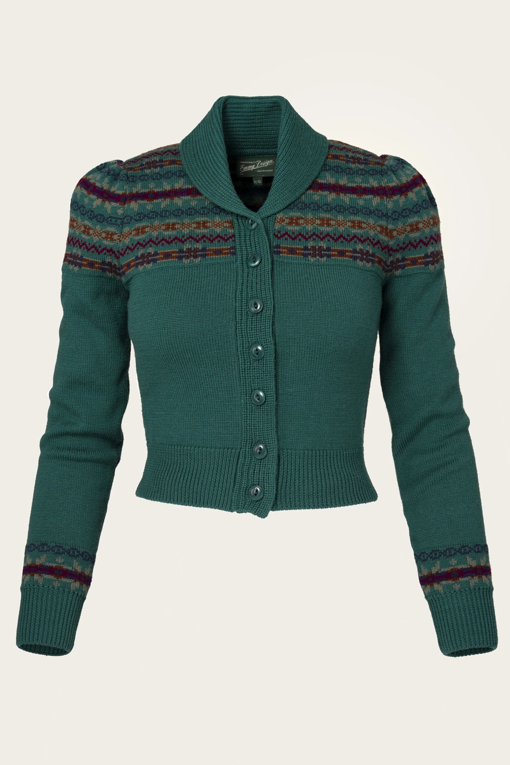 Emmy Design The Fair Isle Strikkejakke - Retropiken