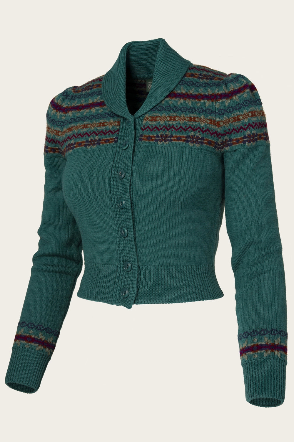 Emmy Design The Fair Isle Strikkejakke - Retropiken