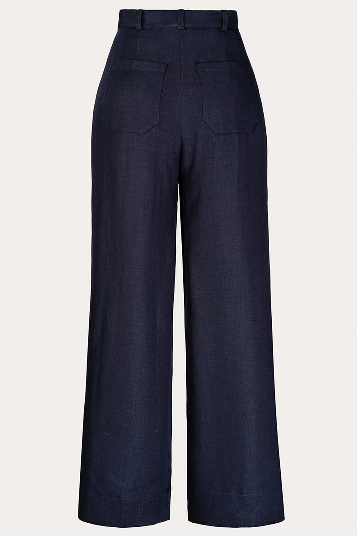 Emmy Design The Miss Fancypants Slacks Taupe Pinstripe