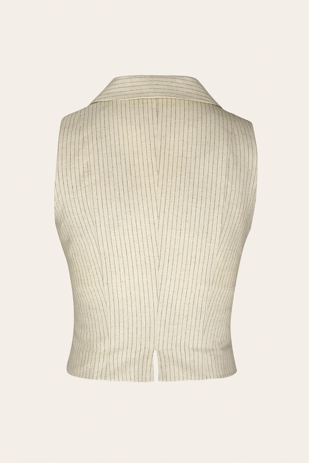 Emmy Design The Watchmakers Waistcoat Ivory pinstripe
