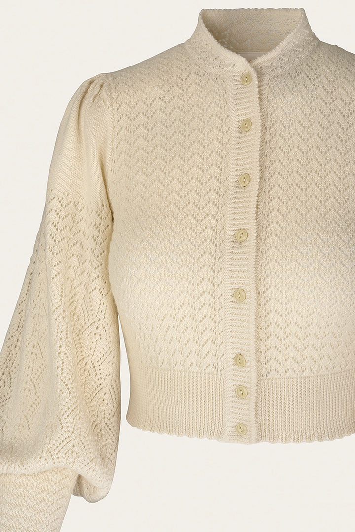 Emmy Design The Romantic Lace Cardi Ivory