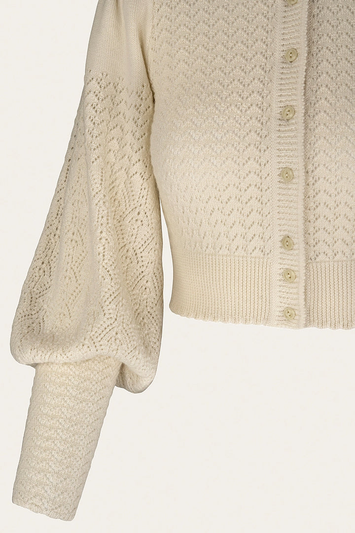 Emmy Design The Romantic Lace Cardi Ivory