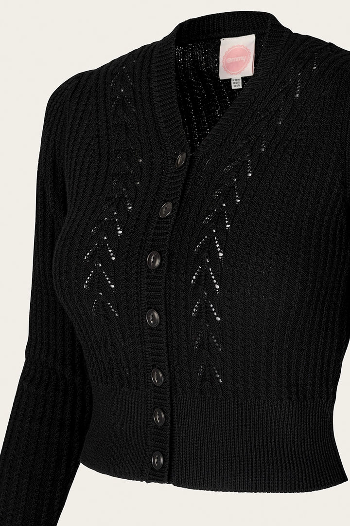 Emmy Design The Scandi Summer Cardi Black