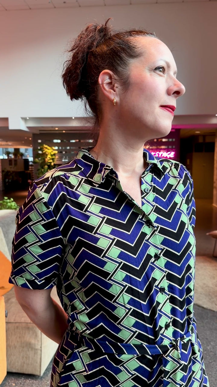 Olive Caen Midi Kjole