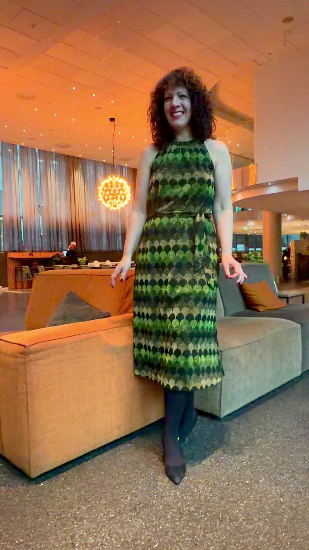 Virna Diva Jacquard Kjole