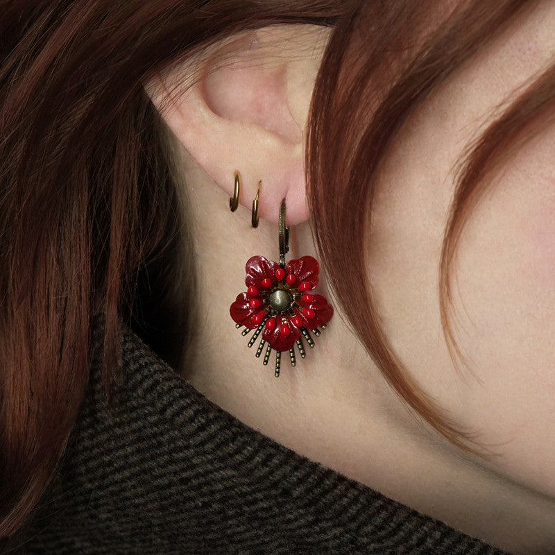 Raio Bordeaux øredobber