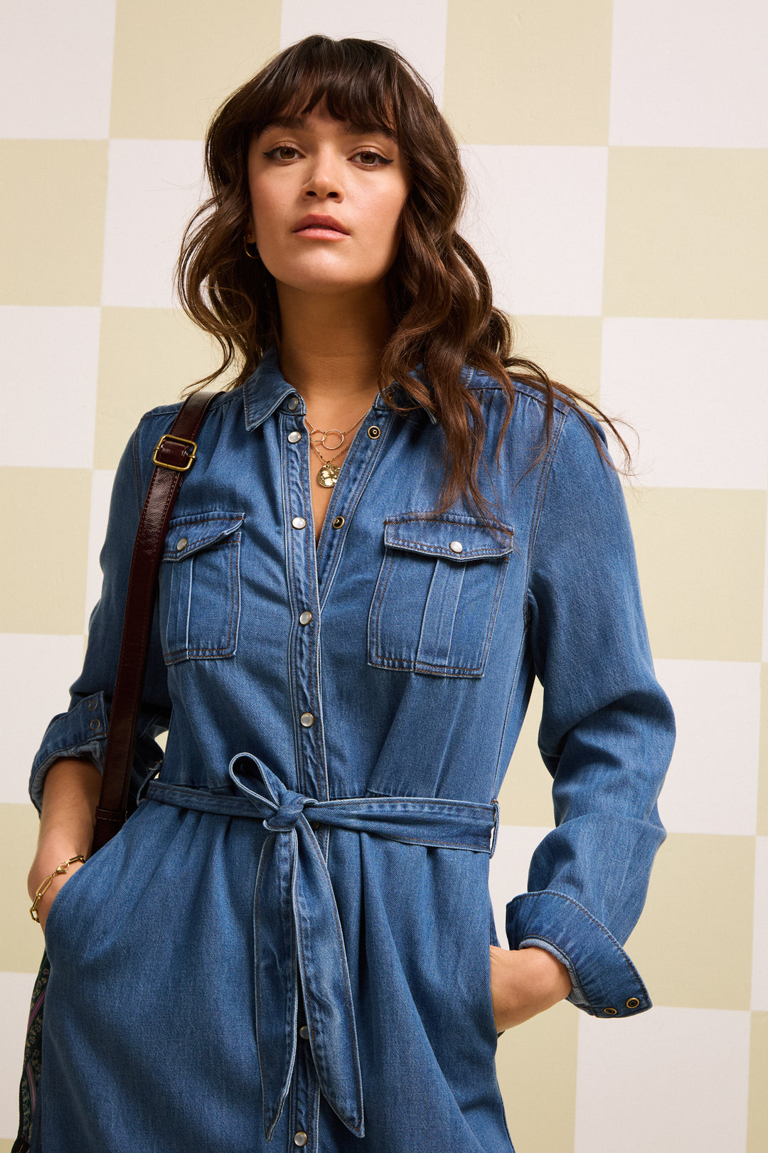 Olive Monrose Kjole Denim