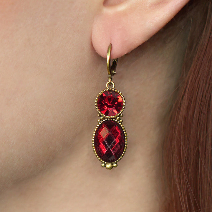 Øredobber Tosca Rød