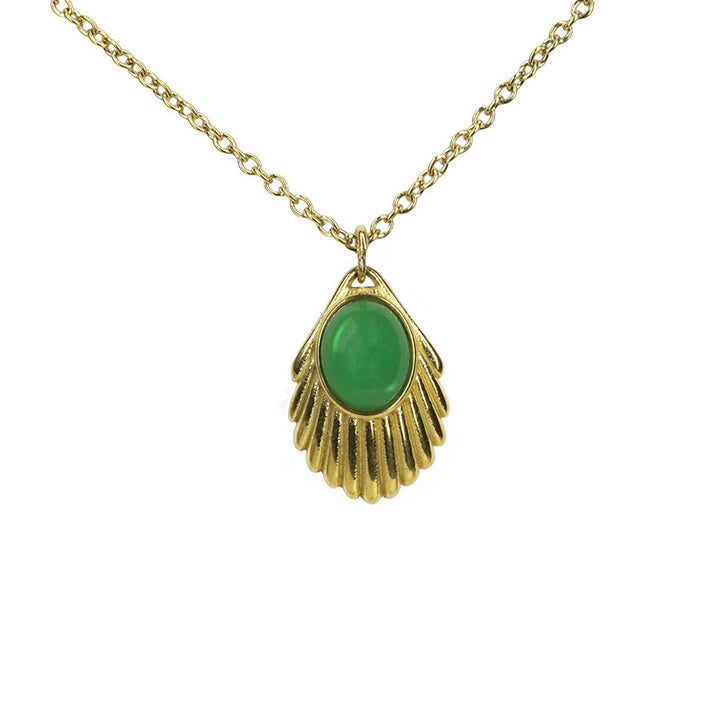 Urban Hippies Venus Emerald Chain Gold - Retropiken